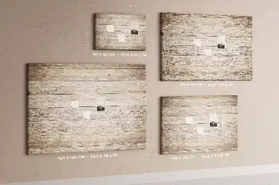 Korková nástenka s dreveným rámom