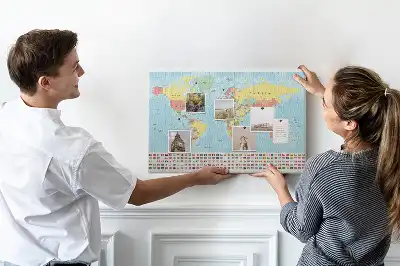 Nástenka do detskej izby Geografia mapa sveta