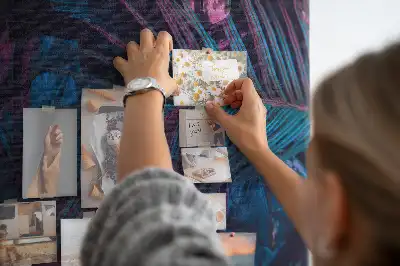 Korková nástenka Exotické kvety