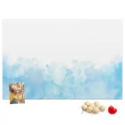 Korková nástenka s motívom maľovaných škvŕn