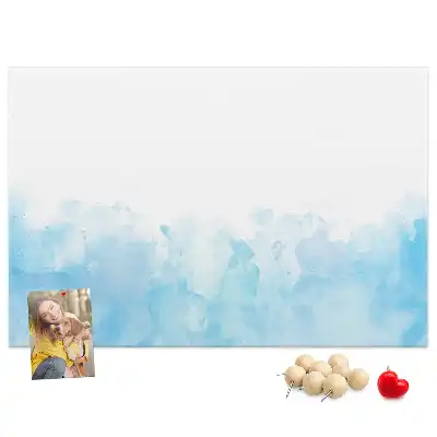Korková nástenka s motívom maľovaných škvŕn