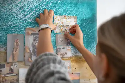 Nástenka do detskej izby s motívom mora, pláže a ľudí