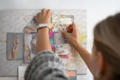 Nástenka do detskej izby Kreatívna myseľ s grafikou