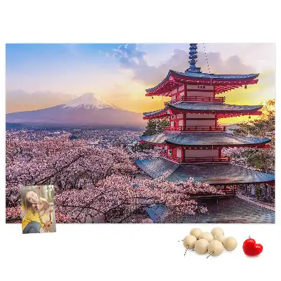 Korková nástenka Japonská konštrukcia