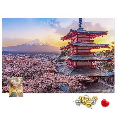 Korková nástenka Japonská konštrukcia