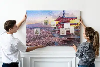 Korková nástenka Japonská konštrukcia
