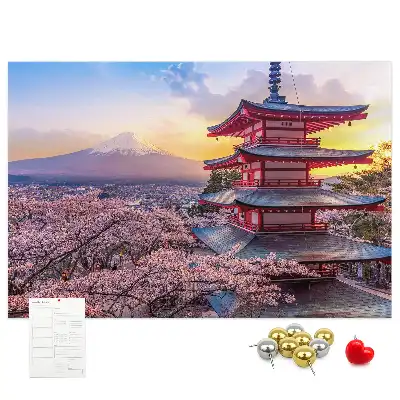 Korková nástenka Japonská konštrukcia