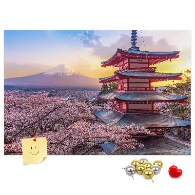 Korková nástenka Japonská konštrukcia