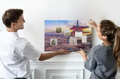 Korková nástenka Japonská konštrukcia
