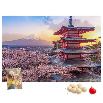 Korková nástenka Japonská konštrukcia