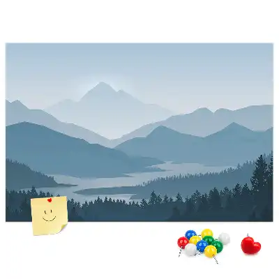 Nástenka do detskej izby Panoráma horského pásma