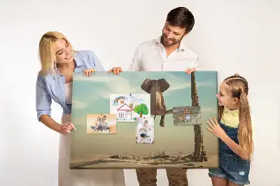 Nástenná nástenka do detskej izby Slon na strome