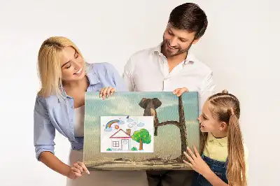 Nástenná nástenka do detskej izby Slon na strome