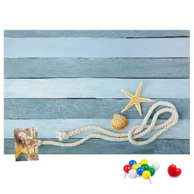 Nástenka do detskej izby Dosky pásy mušľa