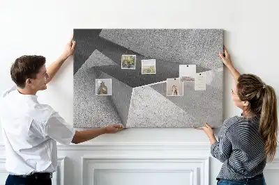 Korková nástenka Moderná kompozícia figúr