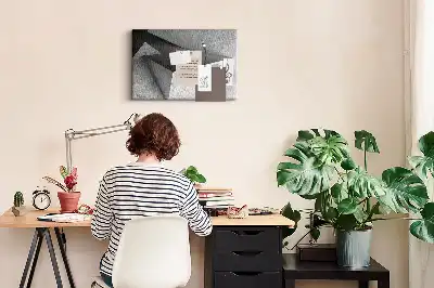 Korková nástenka Moderná kompozícia figúr