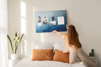 Nástenná detská nástenka s abstraktným motívom vody