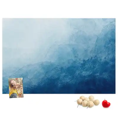 Nástenná detská nástenka s abstraktným motívom vody