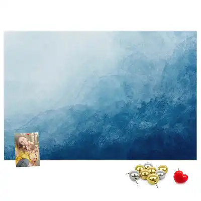 Nástenná detská nástenka s abstraktným motívom vody