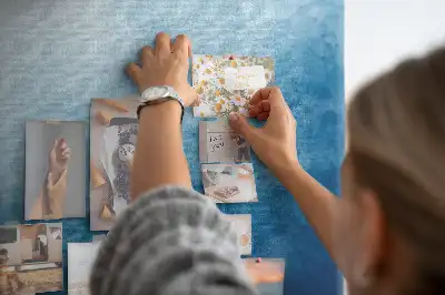 Nástenná detská nástenka s abstraktným motívom vody
