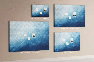 Nástenná detská nástenka s abstraktným motívom vody