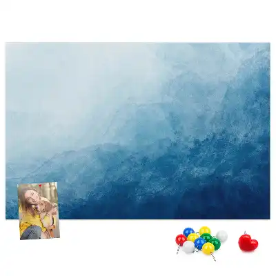 Nástenná detská nástenka s abstraktným motívom vody