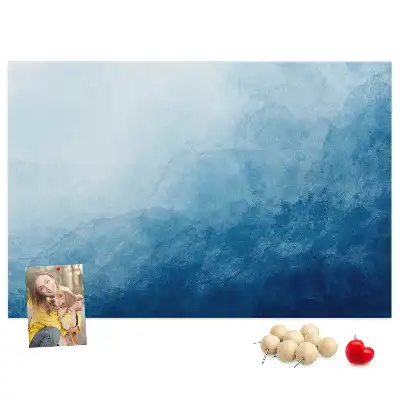 Nástenná detská nástenka s abstraktným motívom vody