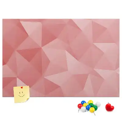 Korková nástenka Mozaika z trojuholníkov