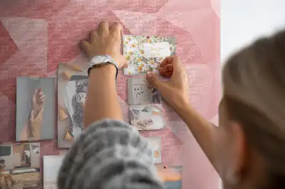 Korková nástenka Mozaika z trojuholníkov