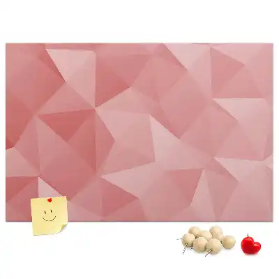 Korková nástenka Mozaika z trojuholníkov