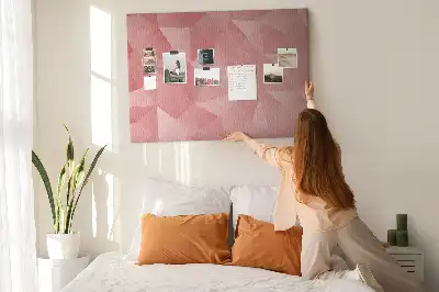 Korková nástenka Mozaika z trojuholníkov