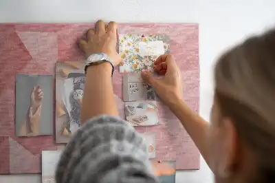 Korková nástenka Mozaika z trojuholníkov