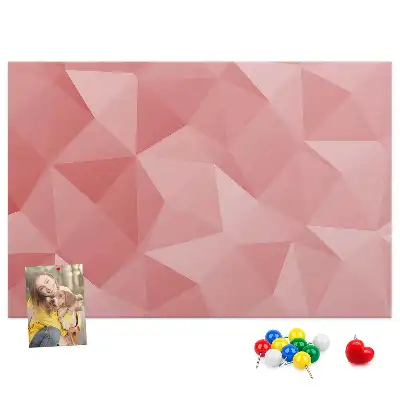 Korková nástenka Mozaika z trojuholníkov