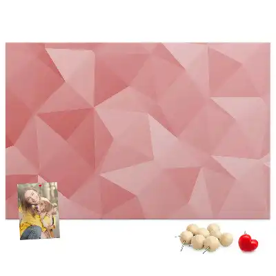 Korková nástenka Mozaika z trojuholníkov