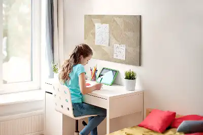 Korková nástenka Moderná trojuholníková kompozícia