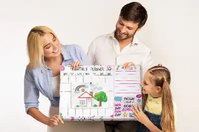 Nástenka do detskej izby Tridsaťdňový organizér