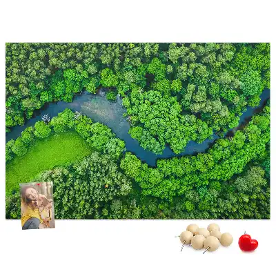Nástenka do detskej izby Rieka v lese