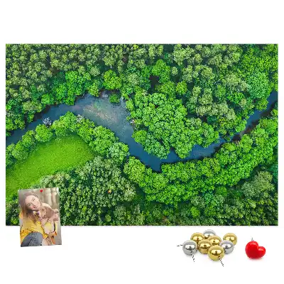 Nástenka do detskej izby Rieka v lese