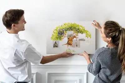 Korková nástenka Rodokmeň
