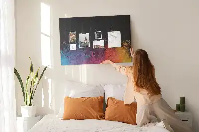 Korková nástenka Explózia farieb