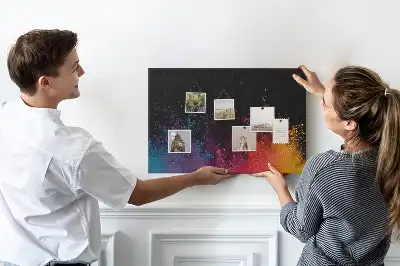 Korková nástenka Explózia farieb