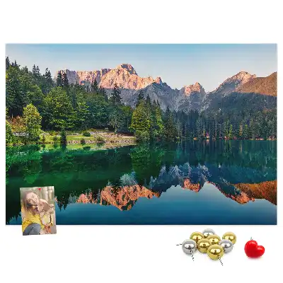 Korková nástenka Krajina jazera