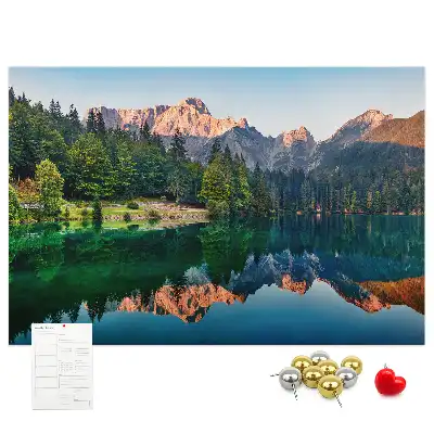 Korková nástenka Krajina jazera