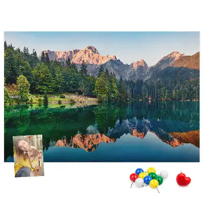 Korková nástenka Krajina jazera