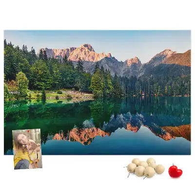 Korková nástenka Jazerná krajina