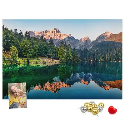 Korková nástenka Krajina jazera