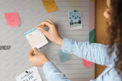 Nástenná detská nástenka s plánovačom týždňa