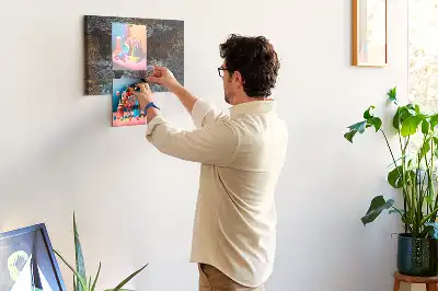 Korková nástenka Mapa sveta hrdzavá