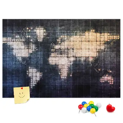 Nástenka do detskej izby Geometrický obrys sveta