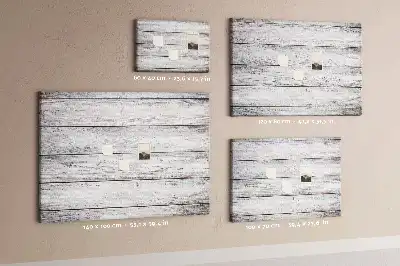 Korková nástenka s potlačou dosiek